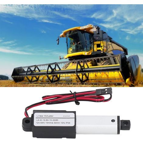 12V 30mm wasserdichter elektrischer Linearantrieb für Landwirtschafts- und Medizinmaschinen (1/5)