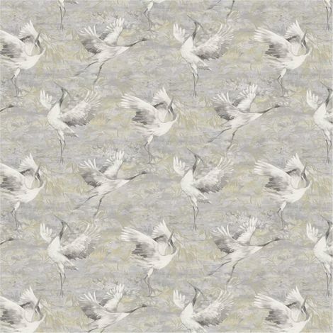 Holden Sarus Grey Crane Paste The Wall Elegant Contemporary Versatile Wallpaper (1/4)