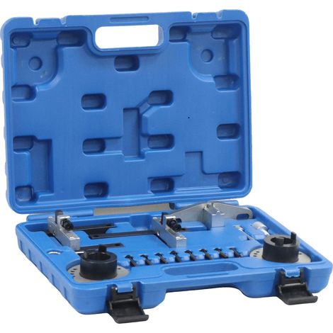 Timing-Werkzeugset, Robustes Stahlmaterial, Abmessungen 12 x 10 x 5 cm, Kompatibel mit Peugeot, Motorleistungsanpassung, Komplettset für Reparaturen (1/5)