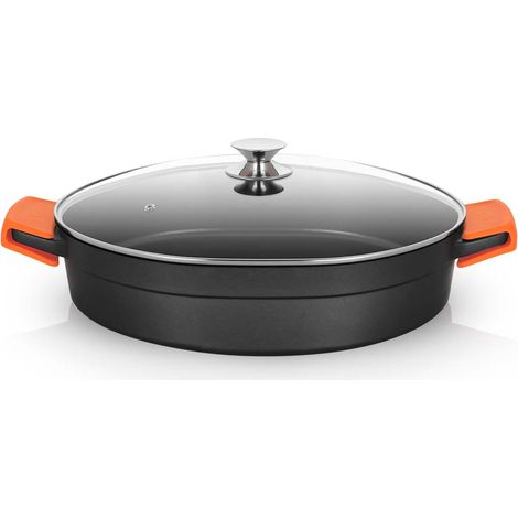 Olla Aluminio 40cm 10,5L Cacerola ORBEGOZO CDB 1040   Tapa inclu (1/5)