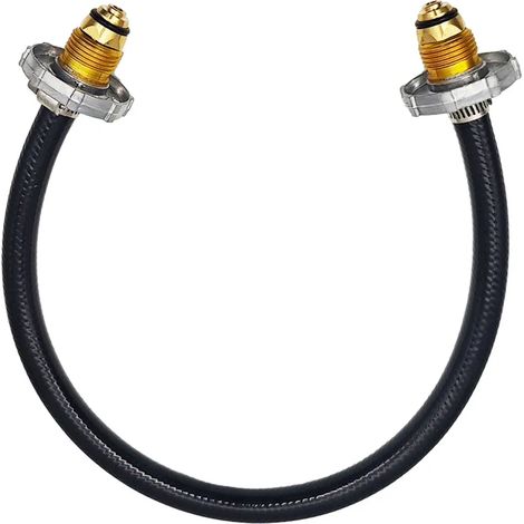 Tube de raccordement pour remplissage mutuel de cylindre de 60 cm, pont de gonflage pratique, connexion directe, adaptateur de gonflage pour cartouche de gaz, réchauds de cuisine portables (1/4)