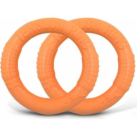 Frisbee Toy for Dogs Floating Rubber Indestructible Frisbee Dog Disc 2 Pieces N7VSTSF85YO (1/5)