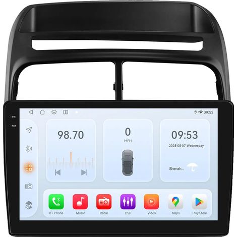 Autoradio, touchscreen, integrazione multimediale, compatibile con Fiat Linea 2007-2012, Snapdragon 6115, QS6 8-core, 6GB, 64GB (1/2)