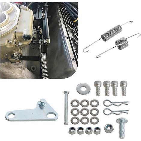 Halterung für Gaszug am Vergaser, Halterung für Gaszug am Automatikgetriebe, Gaszughalterung 304147 für GM 700R4 (1/5)