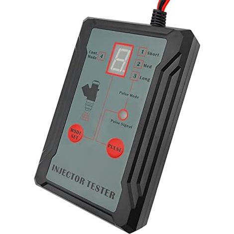 Testeur et Adaptateur D'injecteur de Carburant pour Le Nettoyage du Diagnostic des Injecteurs Kits D'outils Bricolage 12V 5V Protection Court-Circuit -