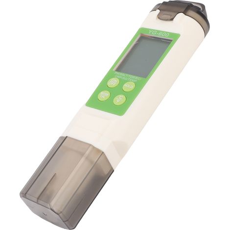 Testeur de qualité de l'eau 7 en 1 : pH, EC, TDS, SG, sel, ORP, température, IP66. Appareil de mesure numérique pour piscine, aquarium et bassin. (1/5)