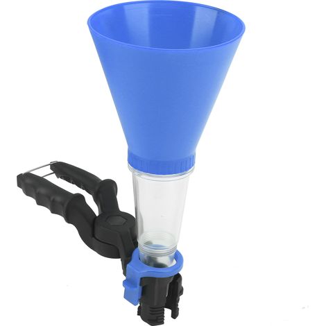 Ensemble de 3 entonnoirs à huile moteur, ensemble d'outils manuels automobiles universels antistatiques et anticorrosion (bleu) (1/5)