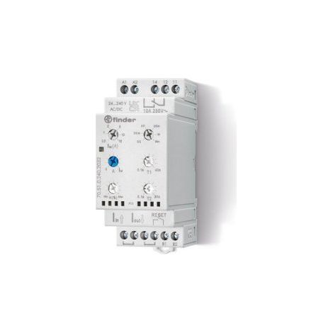 Relais contrôle de courant universel 1RT 10A 24240V AC/DC multifonction 444246 FINDER 705102402032
