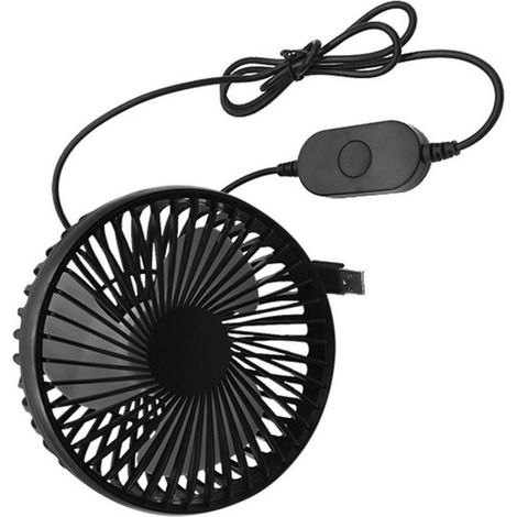 Ventilateur de voiture USB à 3 vitesses avec forte puissance (1/5)