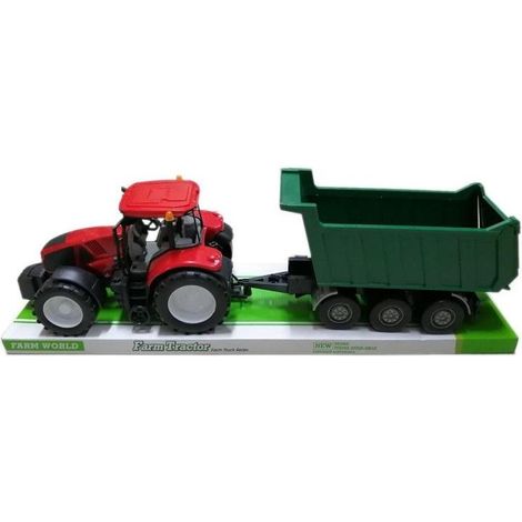 Traktor mit landwirtschaftlichen Maschinen
