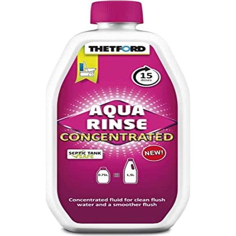 Thetford Aqua Rinse Concentrado Aditivo para Inodoros Químicos con Lavanda 0,75 L