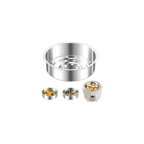 Panier Vapeur en Acier Inoxydable 304,Panier Vapeur Épais pour Cuiseur à Riz,Sécurité ne se Décolore Pas,pour Viande, Légumes, Aliments (1/5)