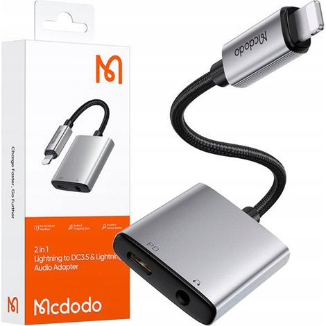 Adattatore Lightning Mcdodo, cavo mini jack da 3,5 mm per iPhone 13 e 14 (1/5)