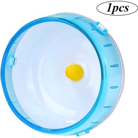 Roue d'exercice silencieuse pour hamster (1 pièce), compatible avec hamsters, souris, rats et gerbilles. (1/5)