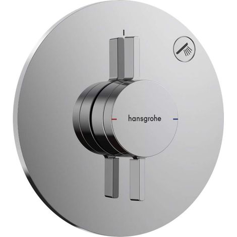 Hansgrohe DuoTurn S grifo de ducha empotrado diseño plano cromado