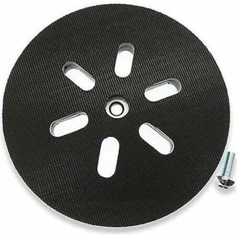 Disque abrasif 150 mm pour ponceuse excentrique Bosch GEX AC, papier de ponçage de rechange noir, accessoire ponçage (1/5)