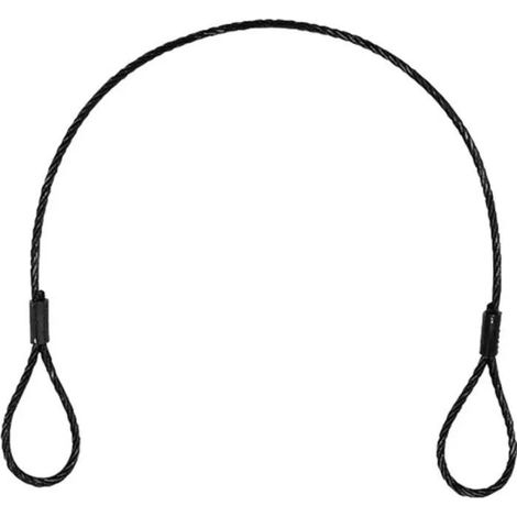 Eurolite 40 cm Cuerda de acero negra elevación 3 mm
