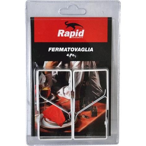 Fermatovaglia A Molla  Mm 40 Verniciato Giallo