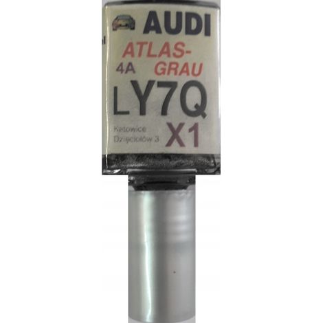 Reparación de arañazos en la pintura del Audi LY7Q X1 atlasgrau, 10 ml arasystem (1/5)