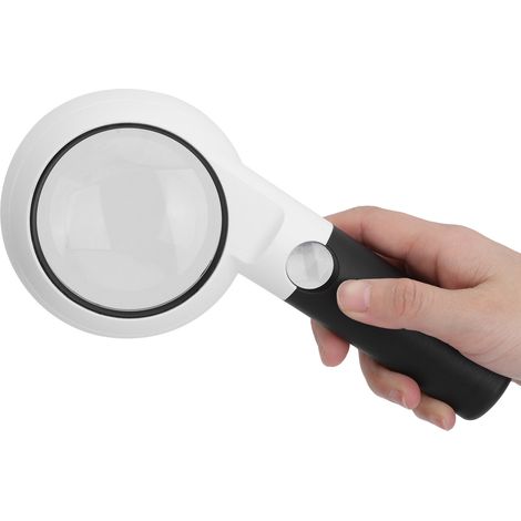 5-fache und 20-fache Taschenlupe mit 11 LEDs, ideal zum Lesen und für präzise Arbeiten (1/5)