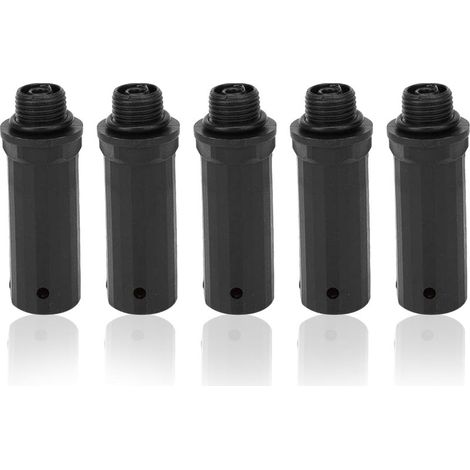 5 Pcs Tige de reniflard de compresseur d'air, 15.5mm Ingénierie plastique respirer buse valve bouchon de ventilation compresseur d'air pompe accessoires (1/5)