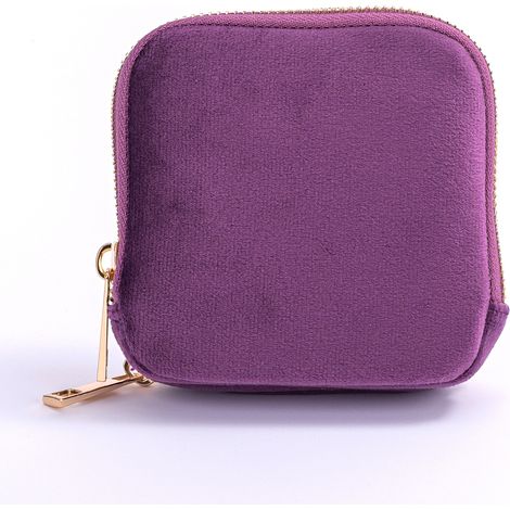 Mini joyero de viaje, estuche de almacenamiento de alta gama, ideal para guardar collares y pulseras. (1/5)