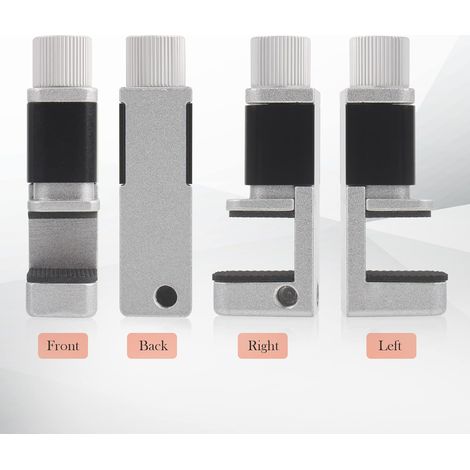 Fixation D'écran Réglable Lot de Clip en Métal Réglable Pince de 4, Pince pour Écran de Smartphone,Kit de Réparation Téléphone Portable Professionnel,pour Samsung,Huawei,Tablettes, Écran LCD (1/4)