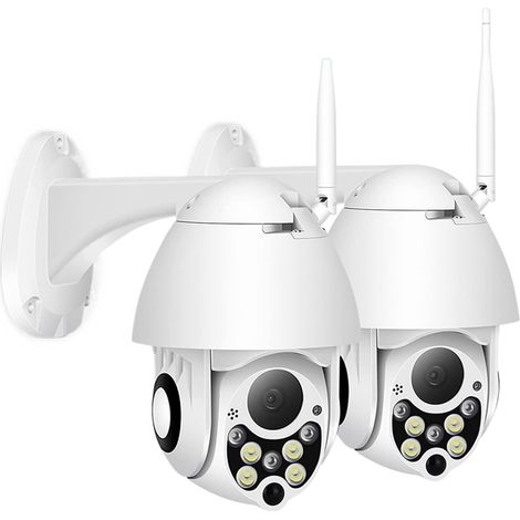 Caméra de sécurité à domicile 1080P PTZ 4X Zoom numérique caméra IP dôme de vitesse extérieur caméra de sécurité sans fil P2P Cloud CCTV sécurité à domicile Wifi caméra BESDER ( Size : 3.6mm , Color : (1/5)