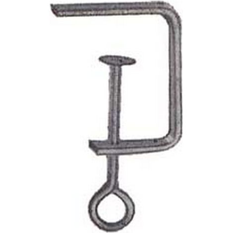 4PZ MORSETTI TRAFORO - mm.65 in acciaio zincato