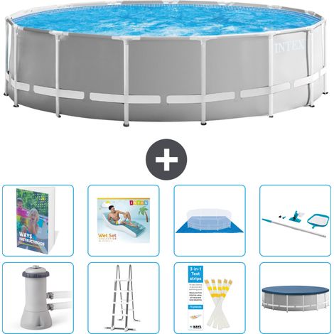 Intex Piscine Prism Frame Ronde - 457x122 cm - 9-pièces S618