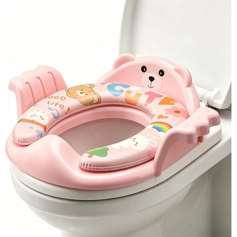 Children's toilet reducer universal backrest handle children's toilet (1/5)