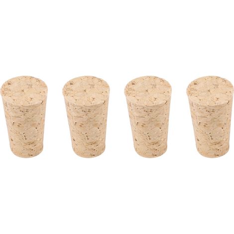 10 Bouchons de Bière en Liège Naturel, Bouchons Tronconiques pour Bouteilles (20x15x35mm) (1/5)
