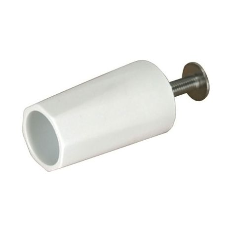 Itar – Butée d'arrêt de lame ronde en polypropylène blanc – Diamètre cône 22 mm – Installation facile avec vis TF M6x20 incluse (1/2)