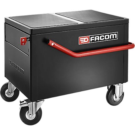 Facom – Servante d'atelier roulante 2092B – 2 tiroirs L 100 x P 360 x H 300 mm – Soute grand volume L 668 x P 443 x H 248 mm – Charge maximale 34.9kg (1/2)