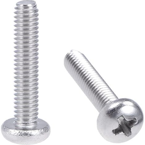 M4x20mm Vis métal cylindrique Phillips Tête croix Vis boulon 20Pcs (1/5)