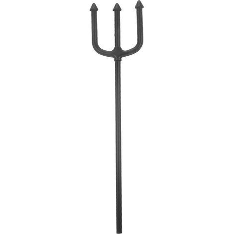 Fourchette démoniaque pour cosplay, accessoire de fourche diabolique pour spectacle, fête d'Halloween, accessoire de fourche-50.00X12.00X1.30CM-Black (1/4)