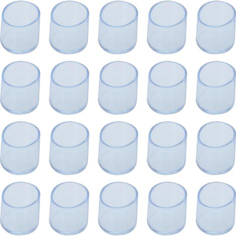 CCYKXATable and Chair Leg Protectors, 32 pcs, Thick Transparent PVC, Non-Slip, Floor Protectors for Chairs and Tables, Indoor Home (1/5)