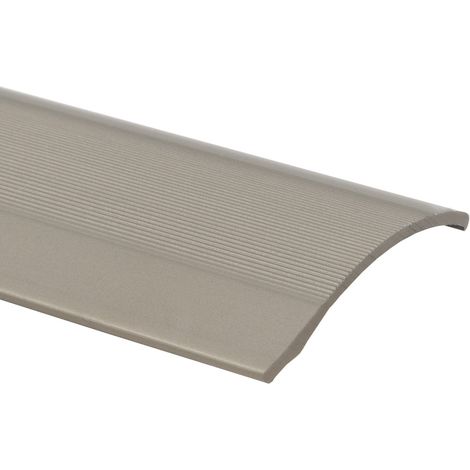 Anpassungsprofil Aluminium Höhenausgleich bis 11 mm Selbstklebend Edelstahl matt 38 mm