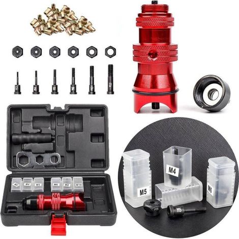 Kit De Conversion Foret/rivet Inserts Rivets Filetés M3-m10 07445 (1/4)