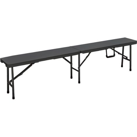 PANCA PIEGHEVOLE PVC GRIGIO 180X25X43