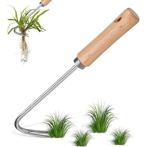 Weed Snatcher, Stainless Steel, Manual Weed Snatcher, Weed Snatcher, Manual Weed Snatcher for Cultivator (1/4)