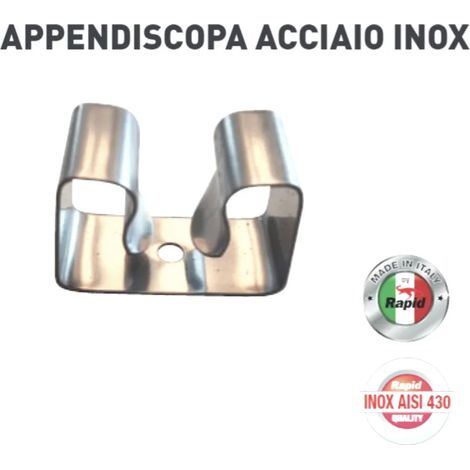 GANCIO RAPID PORTASCOPE IN ACCIAIO INOX (1/2)