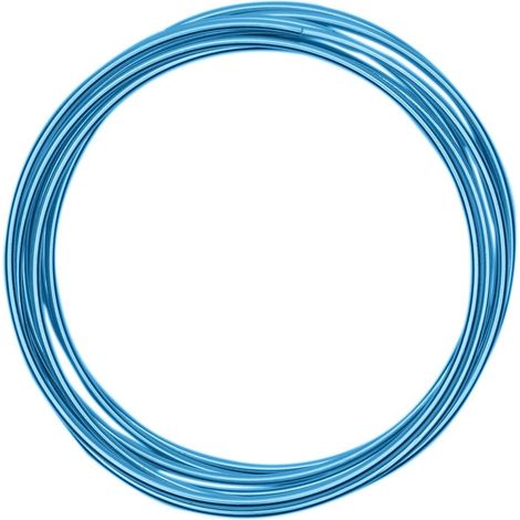 Vaessen Creative Filo di alluminio, blu, 3 mm 3 m (1/4)