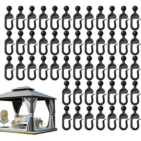 Fenstertuchhaken Mehrzweck Pergola Vorhangringe kostenlose