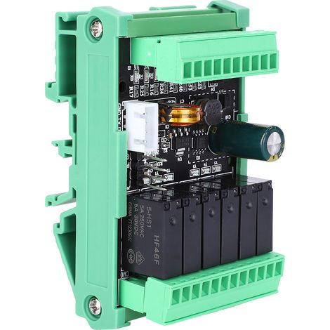 PLC FX2N-14MR WS2N-14MR-S Module de contrôle logique programmable industriel, automate 14 entrées/sorties, carte de régulation (1/5)