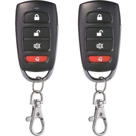 Lot de 2 Universel Porte De Garage Clonage Clé Fob Télécommande 433 MHz 4 bouton Cloner pour Porte de Garage Porte Électrique etc (1/5)