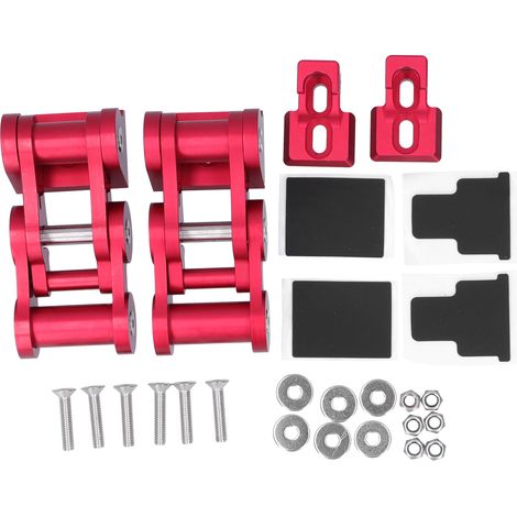 Motorhauben-Verriegelungsabdeckung für Jeep Wrangler JK 2-Türer & Unlimited 4-Türer 2007-2017 (Rot) (1/5)