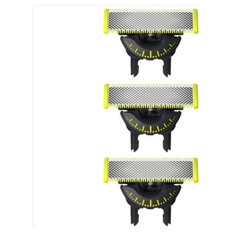 Lames de rasoir OneBlade 360 – Lot de 3 recharges – Lame en acier inoxydable – Tête de rasage en T pour confort optimal (1/4)