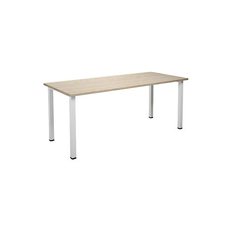 Mesa multiusos DUO-U tablero recto profundidad 800 mm