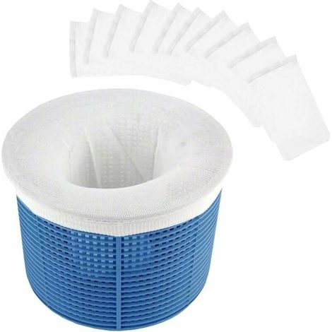 Chaussettes filtrantes pour écumoire de piscine, en nylon élastique résistant. (1/3)